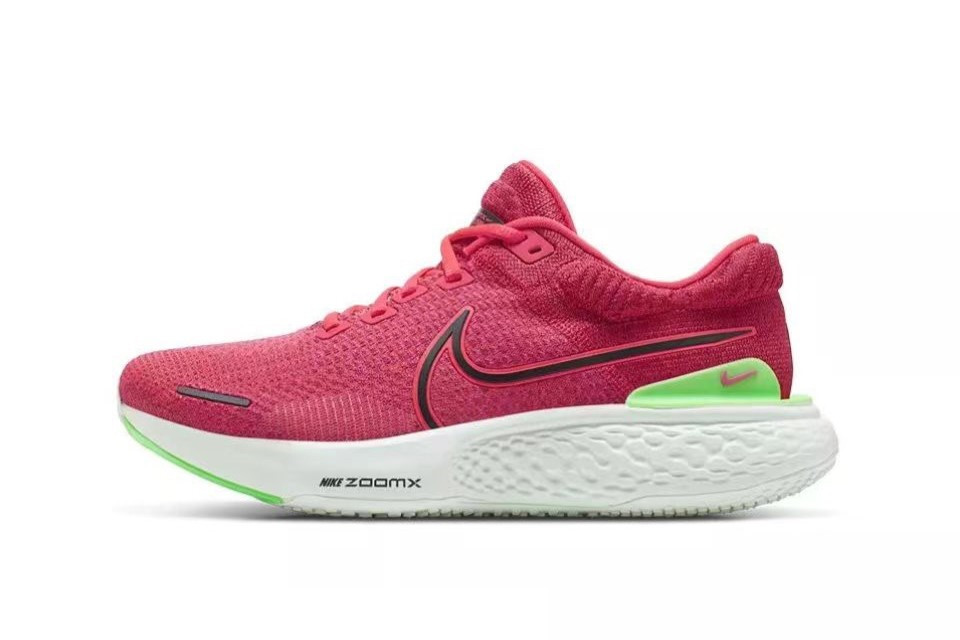 Tênis Nike ZoomX Invincible Run Flyknit 2 - Fucsia e Verde - Masculino