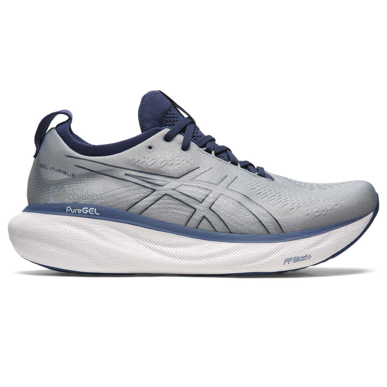 Tênis Asics Gel Nimbus 25 - Masculino - Cinza e Azul