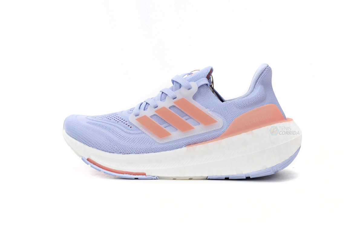 Tênis Adidas UltraBoost 23 LIGHT - Feminino - Azul e Laranja