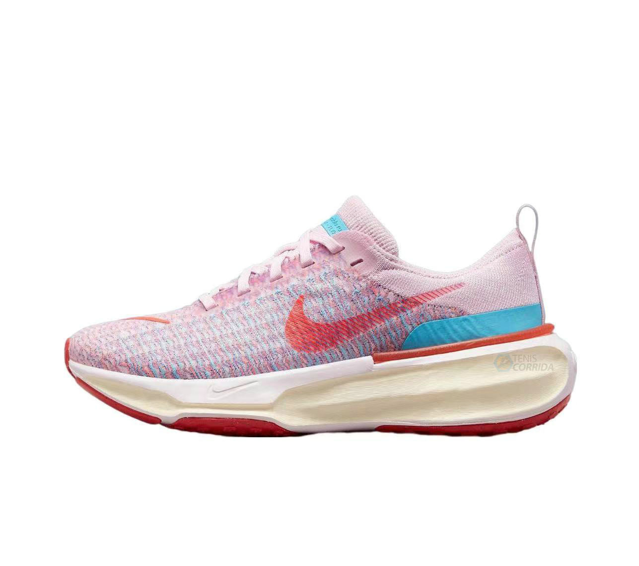 Tênis Nike Zoomx Invincible Run Flyknit 3 - Feminino - Fucsia Rosa