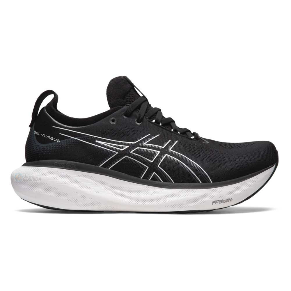 Tênis Asics Gel Nimbus 25 - Feminino - Preto