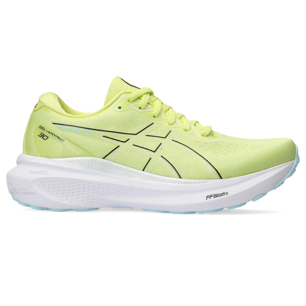 Tênis Asics Gel Kayano 30 - Verde e Branco - Feminino 